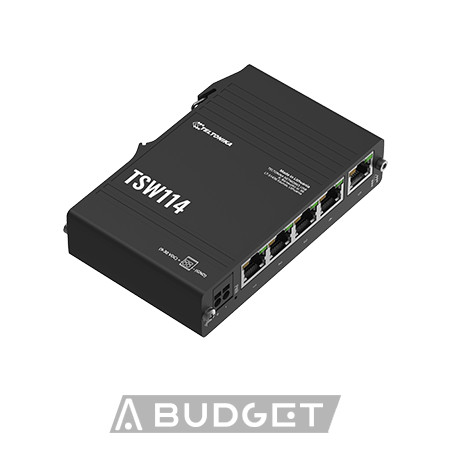 Teltonika TSW114 Gigabit DIN Rail Ethernet Switch